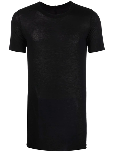 Rick Owens Short-sleeve Organic-cotton T-shirt In Black