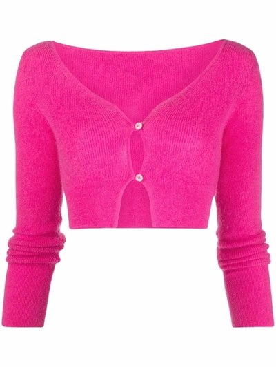 JACQUEMUS LE CARDIGAN ALZOU CROPPED JACKET