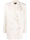 Isabel Marant Havena Double-breasted Blazer In Neutrals