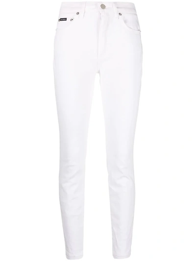 DOLCE & GABBANA LOW-RISE SKINNY TROUSERS