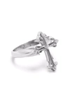 Emanuele Bicocchi Fleury Cross Ring In Silber