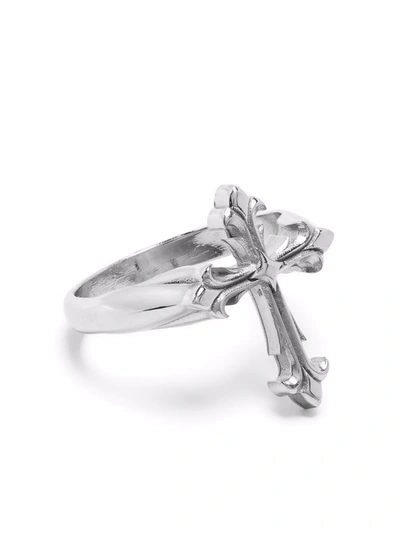 Emanuele Bicocchi Fleury Cross Ring In Silber