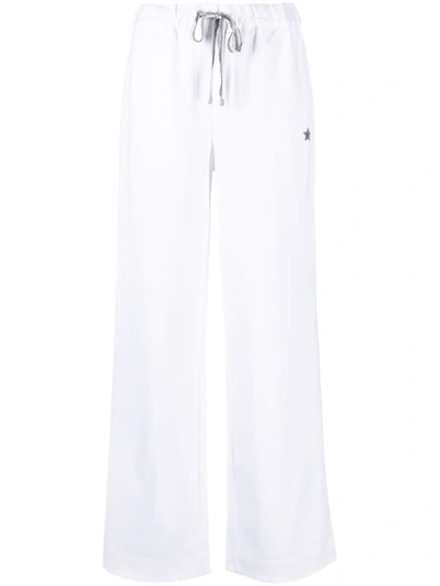Lorena Antoniazzi Star-patch Track Pants In Weiss