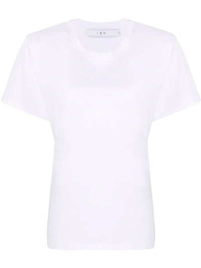 Iro Round Neck Short-sleeved T-shirt In White