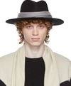 FRENCKENBERGER BLACK CASHMERE ALAN FEDORA HAT