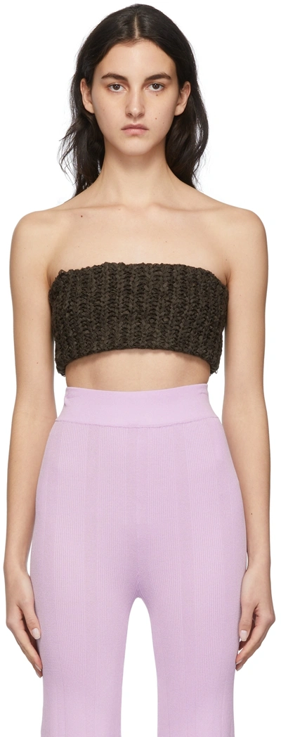 Remain Birger Christensen Brown Miana Tube Top In 16-5820 Slate Brown