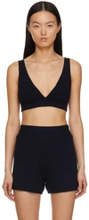 Lisa Yang Capucine Cashmere Bralette Ink In Na Navy
