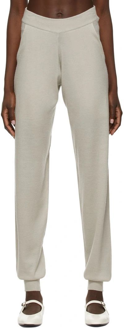 Frenckenberger Grey Hotoveli Lounge Pants In 5 Moon