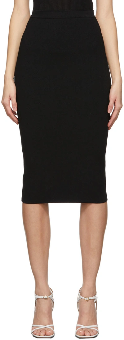 Wardrobe.nyc Release 03 Knitted Pencil Skirt In Black