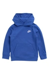 Nike Kids' Club Fleece Hooded Pullover In Game Royal