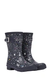 Joules Print Molly Welly Rain Boot In Navdlmaton