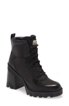 Sorel Brex Waterproof Bootie In Black Black