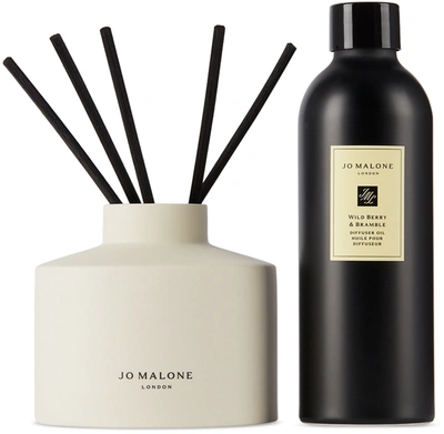 Jo Malone London Wild Berry & Bramble Ceramic Diffuser & Refill In Na