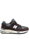 New Balance Made In Uk 991 Suede And Mesh Trainers In Blue