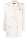 Isabel Marant Havena Double-breasted Blazer In Neutrals