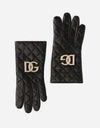 Dolce & Gabbana Dolce&gabbana Gloves Women Skin Black In Multicolor
