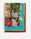 DOLCE & GABBANA SCARF IN MODAL AND CASHMERE WITH SILK ROAD PRINT: 140 X 140CM- 55 X 55 INCHES