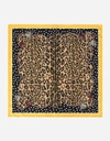 Dolce & Gabbana Leopard-print Frayed Scarf In Multicolor
