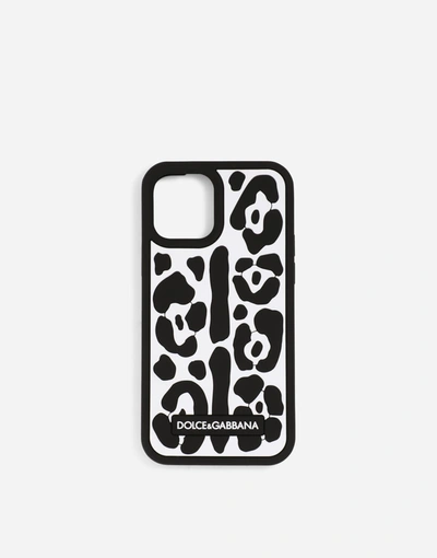 Dolce & Gabbana Leopard-print Rubber Iphone 12 Pro Cover In Multicolor