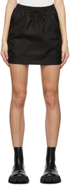 Wardrobe.nyc Utility Drawstring Miniskirt In Black