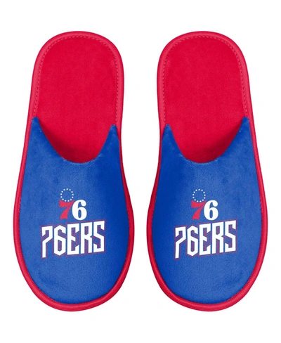 Foco Men's Philadelphia 76ers Scuff Slide Slippers In Blue