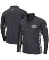 Colosseum Men's Charcoal Florida Gators Oht Military-inspired Appreciation Digi Camo Quarter-zip Jacket In Charcoal