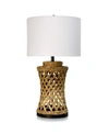 Stylecraft Aasha Water Hyacinth Table Lamp In White
