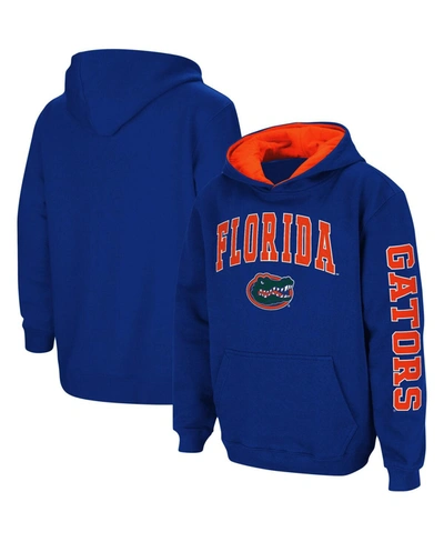Colosseum Youth Boys Royal Florida Gators 2-hit Team Pullover Hoodie