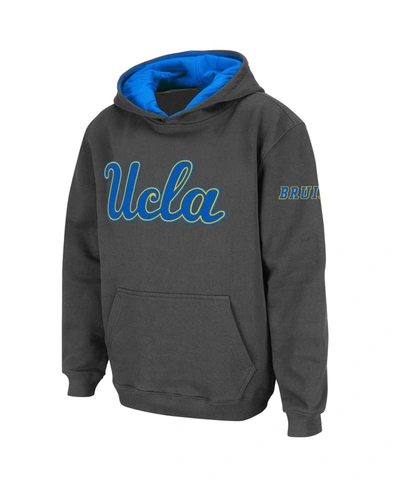 Stadium Athletic Youth Boys Charcoal Ucla Bruins Big Logo Pullover Hoodie