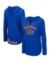 Colosseum Women's Royal Florida Gators My Lover Long Sleeve Hoodie T-shirt In Royal