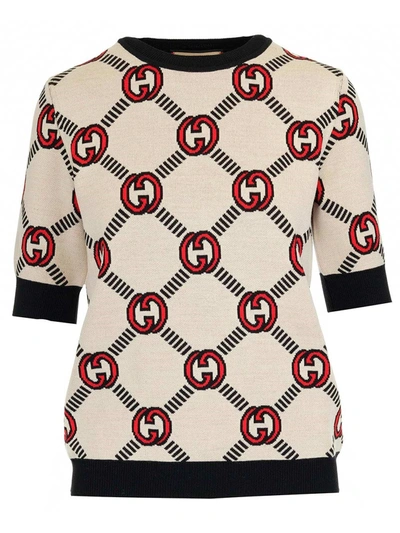 GUCCI GUCCI REVERSIBLE INTERLOCKING G JUMPER