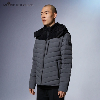 Moose Knuckles Moose Knuckle In Dark Grey | ModeSens
