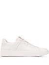 Balmain B Court Leather Low Top Sneakers In White