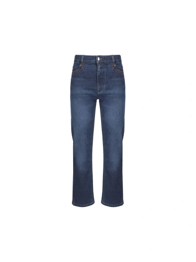 Chloé Flared Jeans In Blue