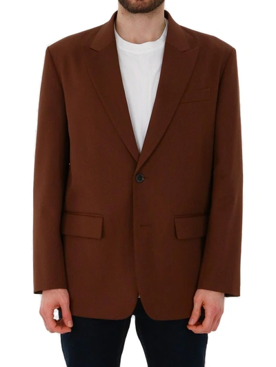 Valentino Jacket With Optical Lining In Brown
