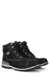 Reserve Footwear Neutron Cap Toe Lace-up Boot In Black