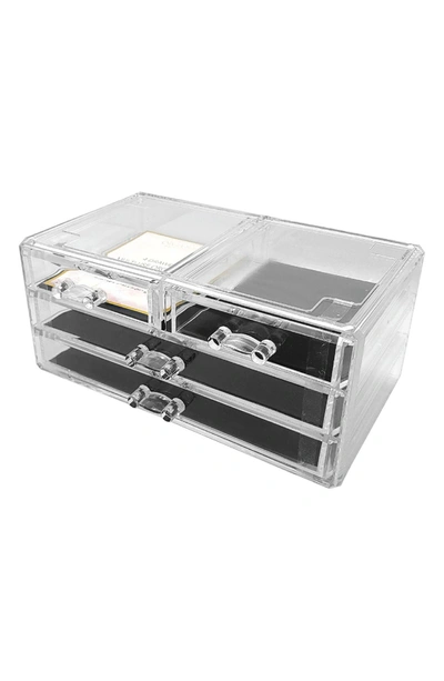 Aduro Products Duro Products Olivia Rose 4 Multi-use Drawers In Clear