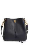 Rebecca Minkoff Darren Deerskin Leather Shoulder Bag In Navy