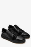 Greats Court Sneaker In Triple Black Leather