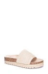 DIRTY LAUNDRY ESPADRILLE SLIDE SANDAL