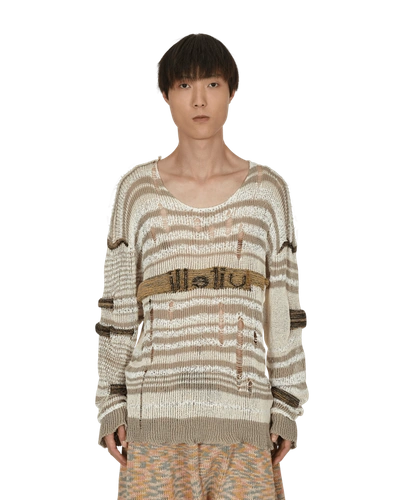 VITELLI CHAGA REVERSE LOGO STITCH SWEATER