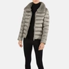Save The Duck Mei Coat With Faux Fur In 40012 Shell Beige