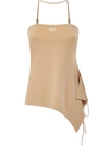Off-white Asymmetric Strapless Top