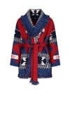Alanui Icon Geometric-jacquard Cardigan In White