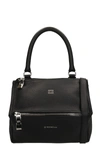 GIVENCHY PANDORA HAND BAG IN BLACK LEATHER