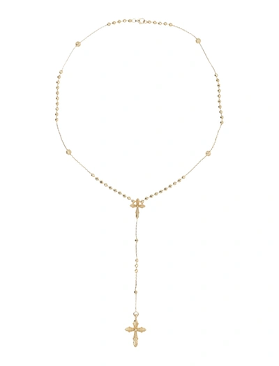 Emanuele Bicocchi Rosary Necklace In Gold