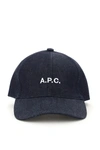 APC CHARLIE DENIM BASEBALL CAP