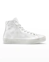 KOIO LEATHER HIGH-TOP COURT SNEAKERS