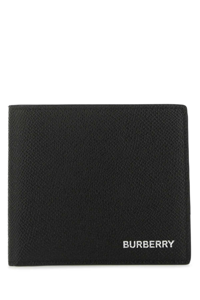 Burberry International Bifold Coin Wallet In Black