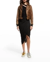 Golden Goose Faded Leopard-print Leather Jacket In Leopard Tannin/bl